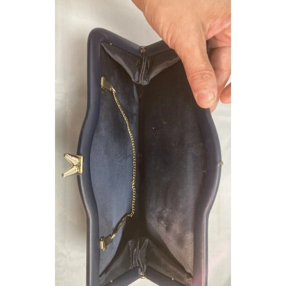 Navy Blue Vintage Purse